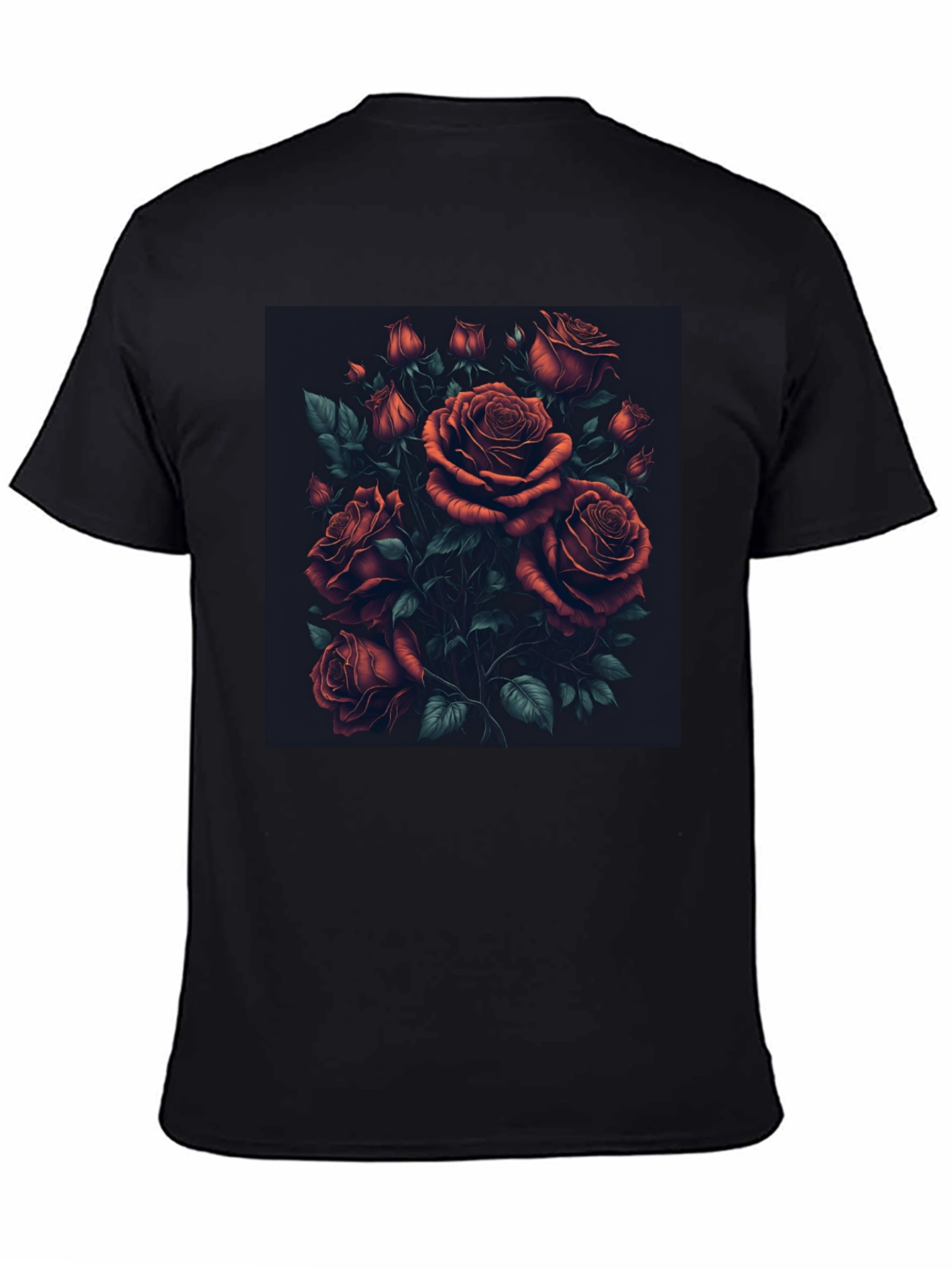 Elegant Rose Bouquet Graphic T-Shirt - Soft Cotton Blend