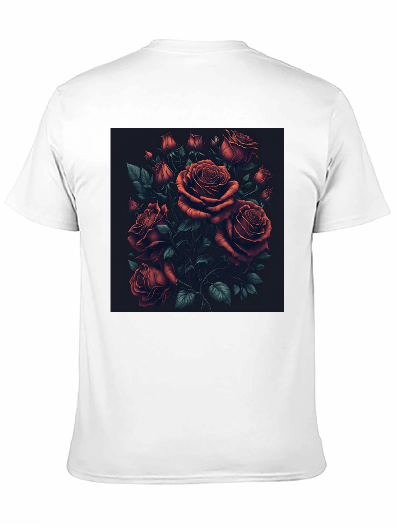 Elegant Rose Bouquet Graphic T-Shirt - Soft Cotton Blend