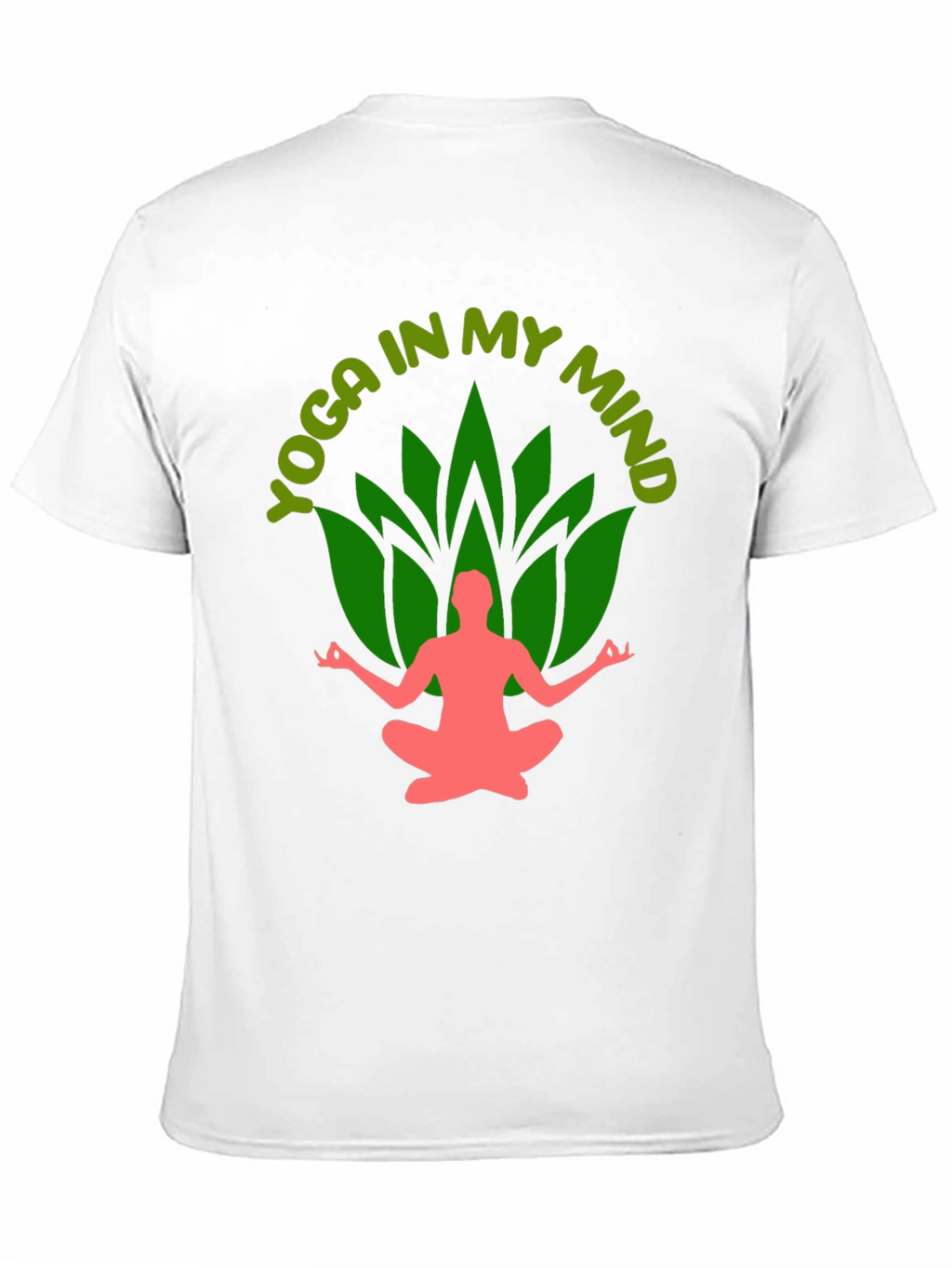 Yoga In My Mind Black Graphic Tee