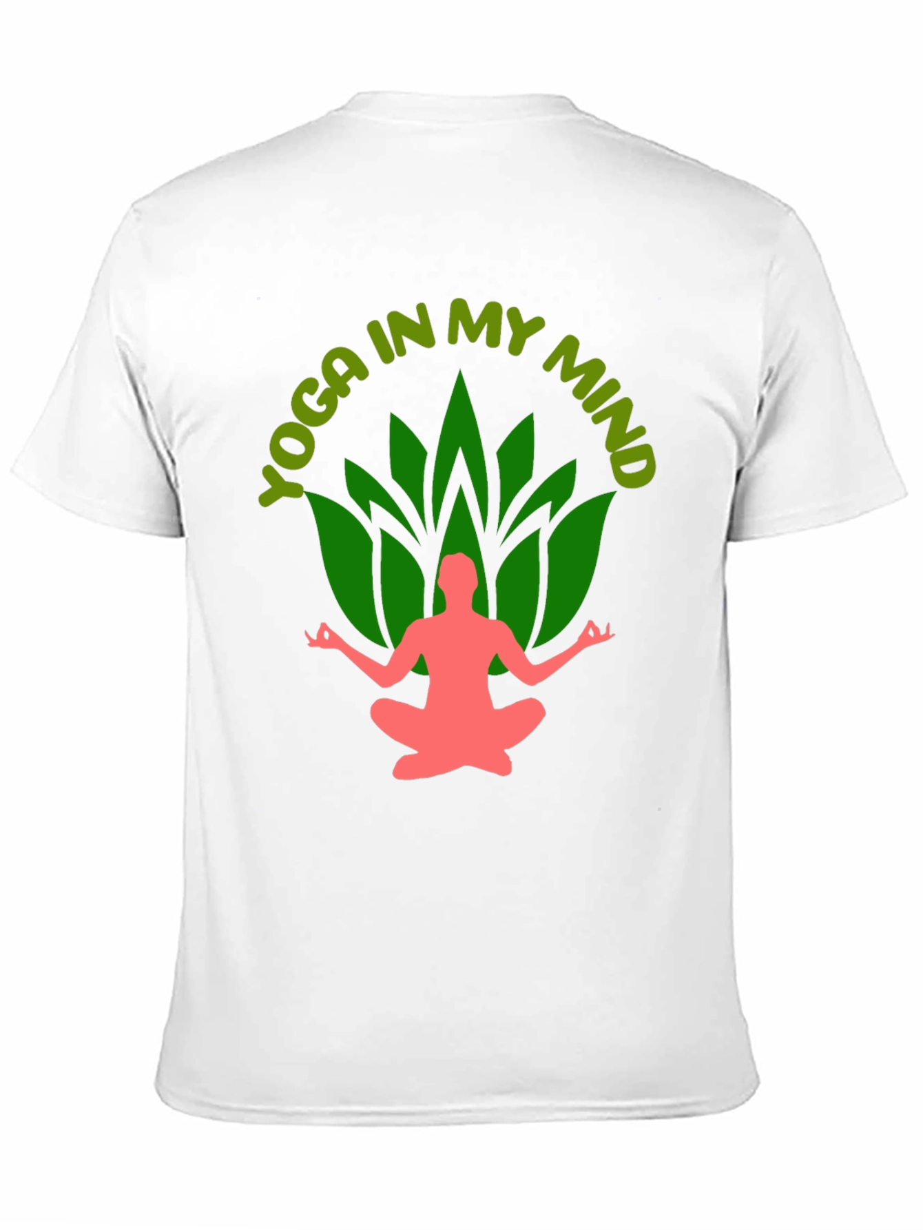 Yoga In My Mind Black Graphic Tee
