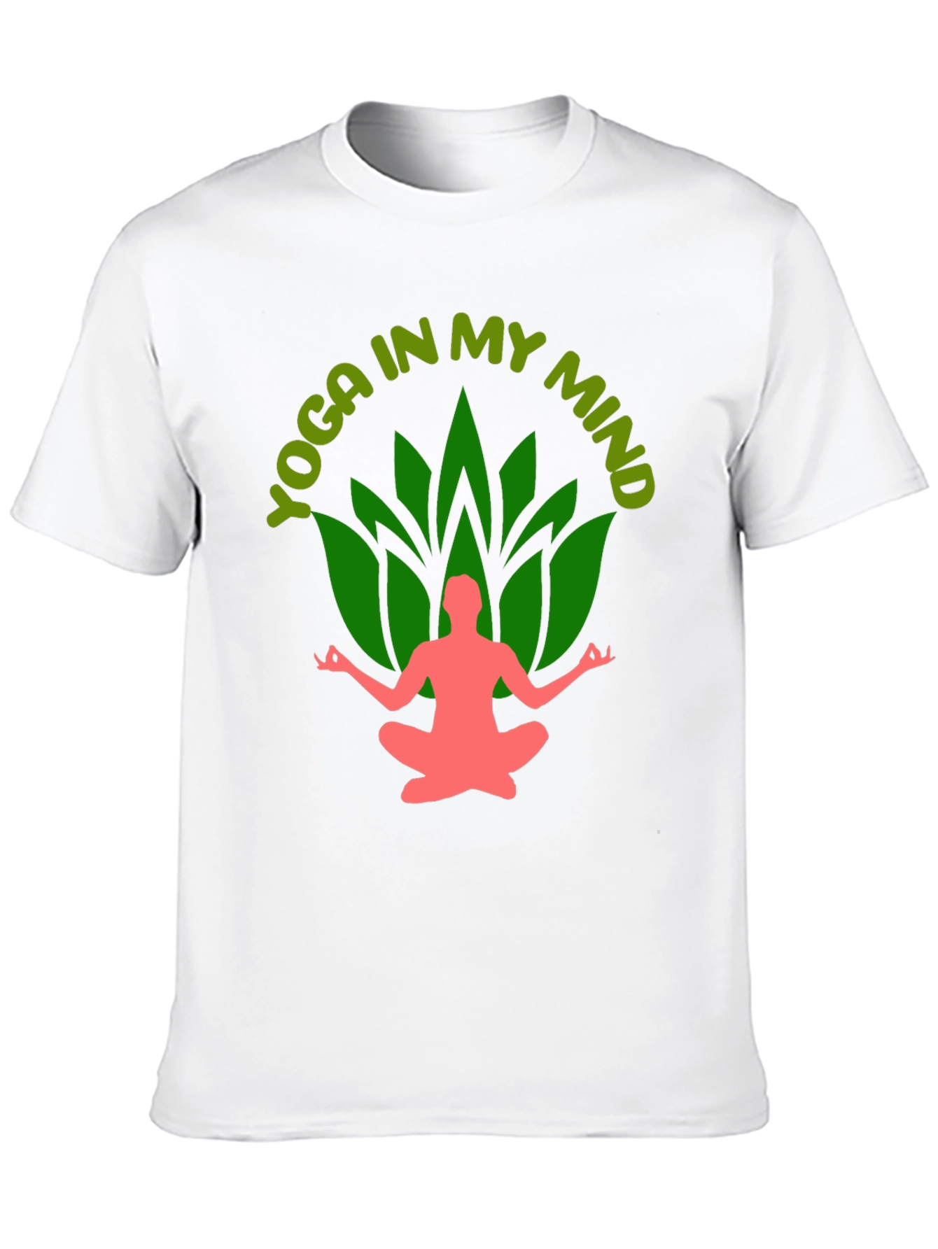 Yoga In My Mind Black Graphic Tee