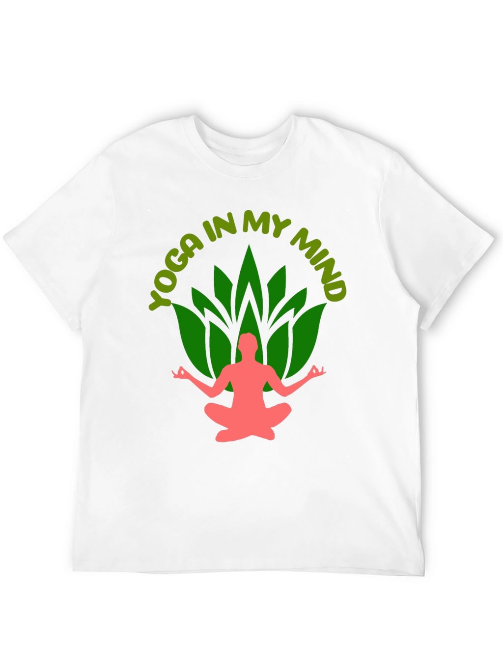 Yoga In My Mind Black Graphic Tee