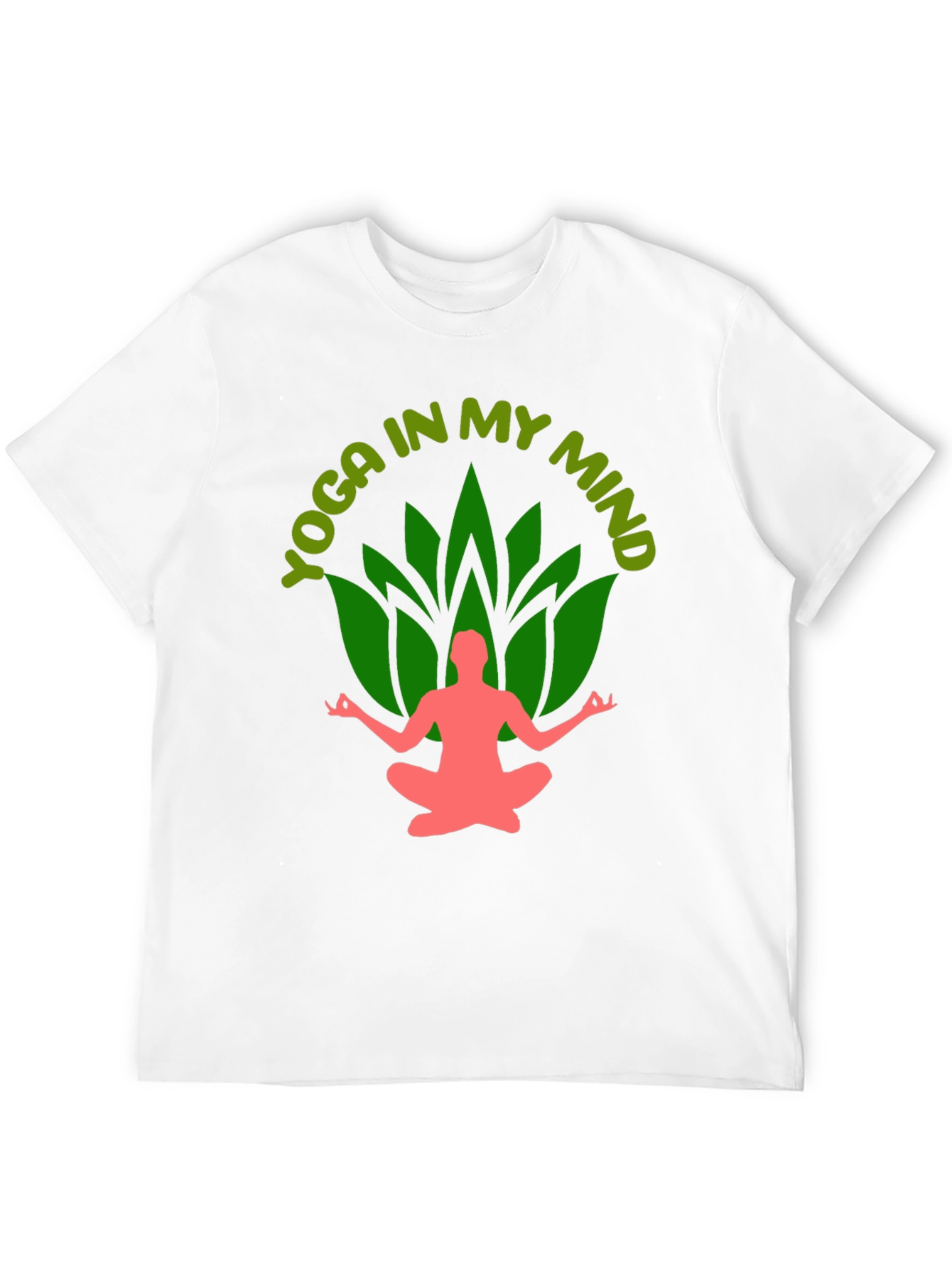 Yoga In My Mind Black Graphic Tee