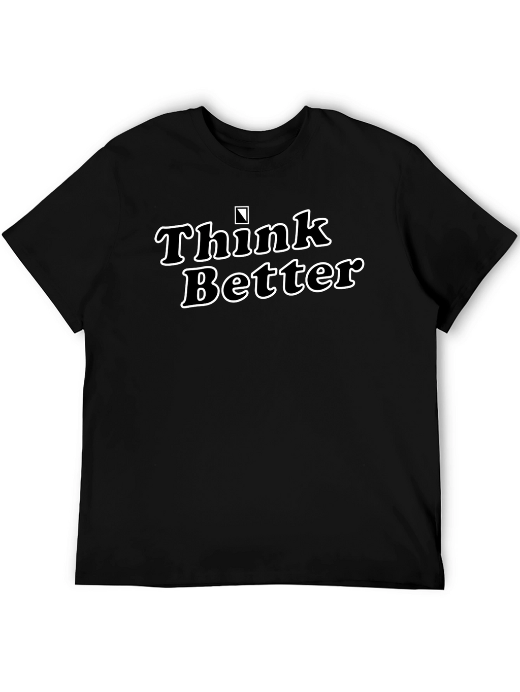 Think Better Black Graphic Tee
