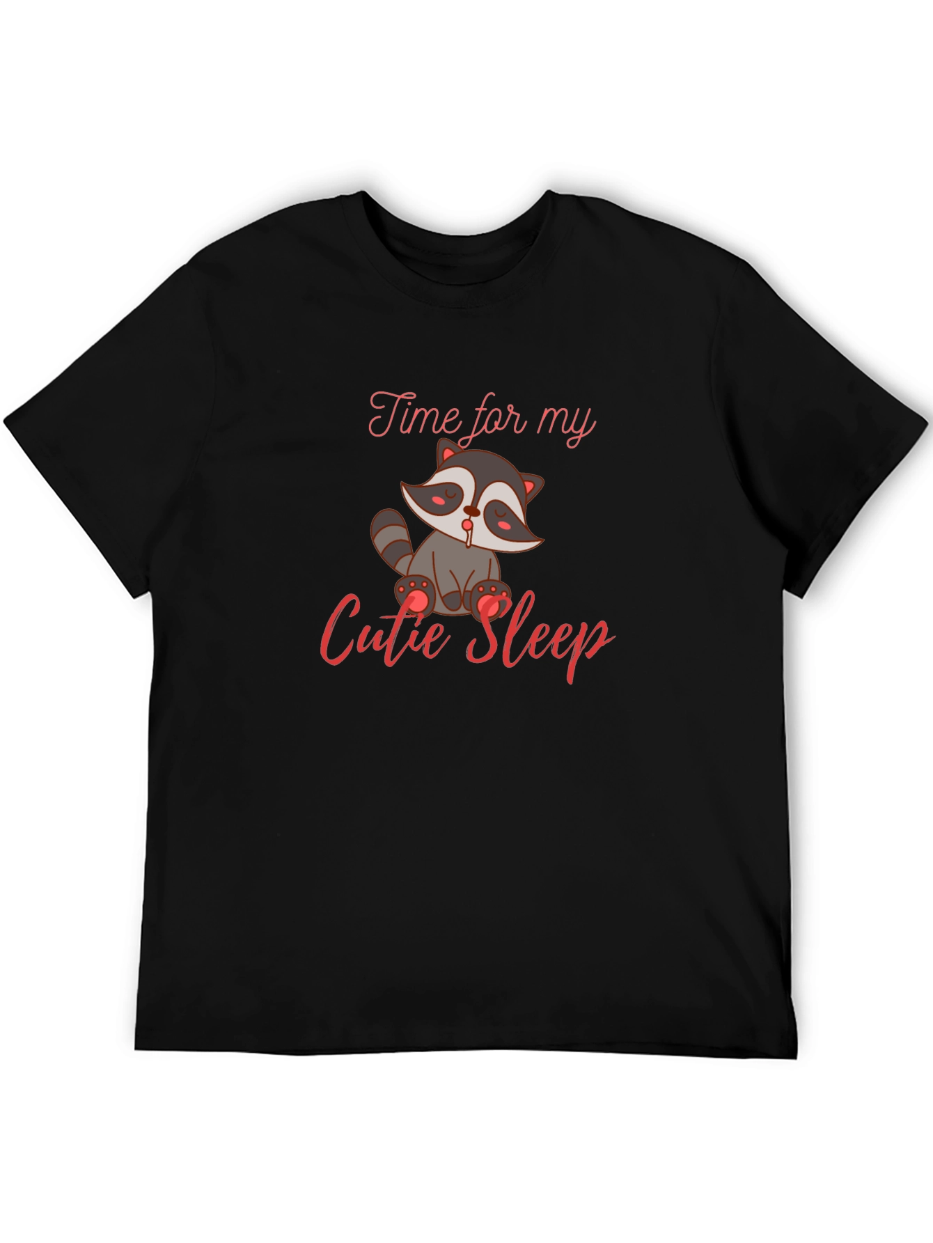 Cute Raccoon Sleep T-Shirt