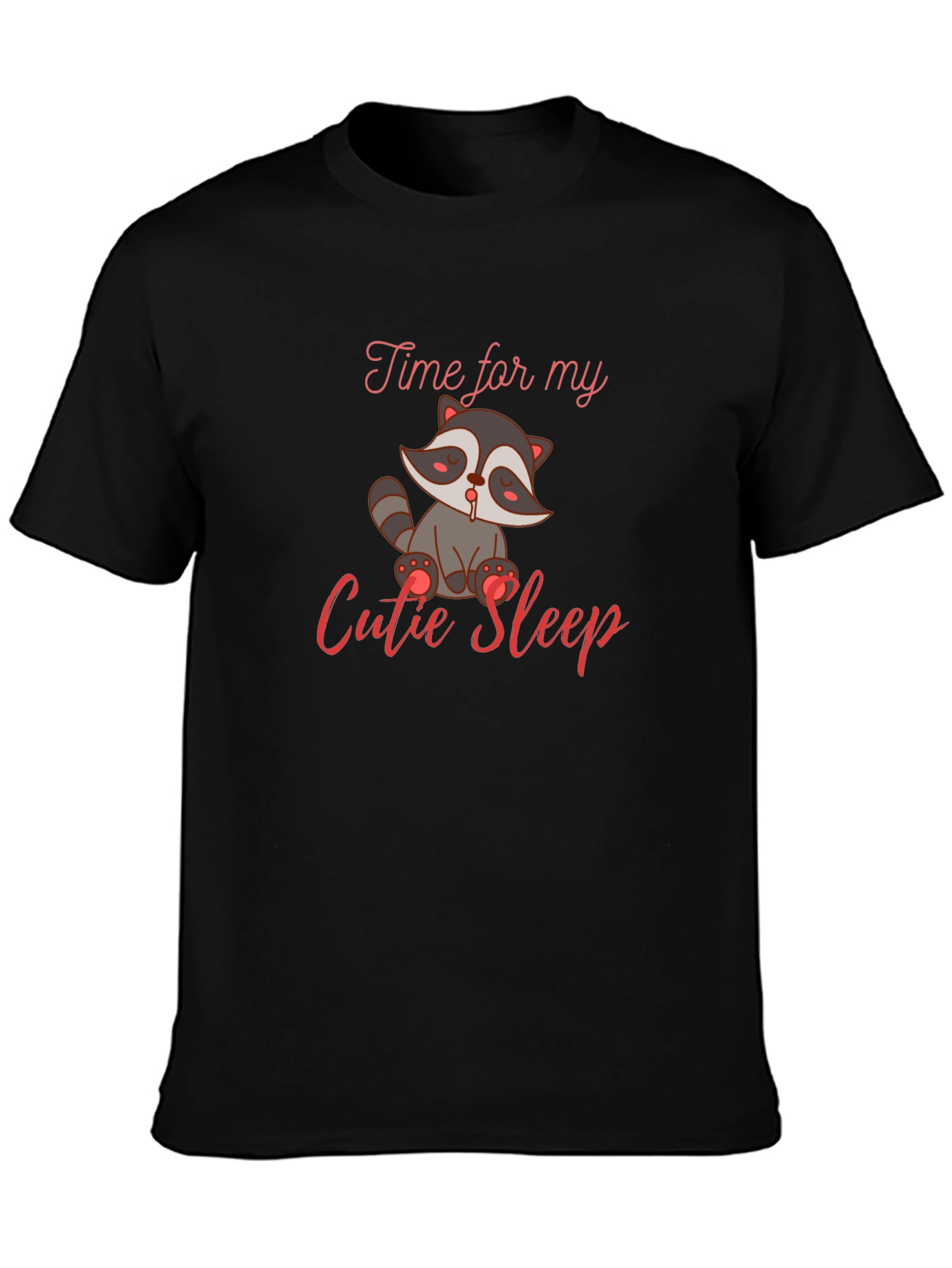 Cute Raccoon Sleep T-Shirt