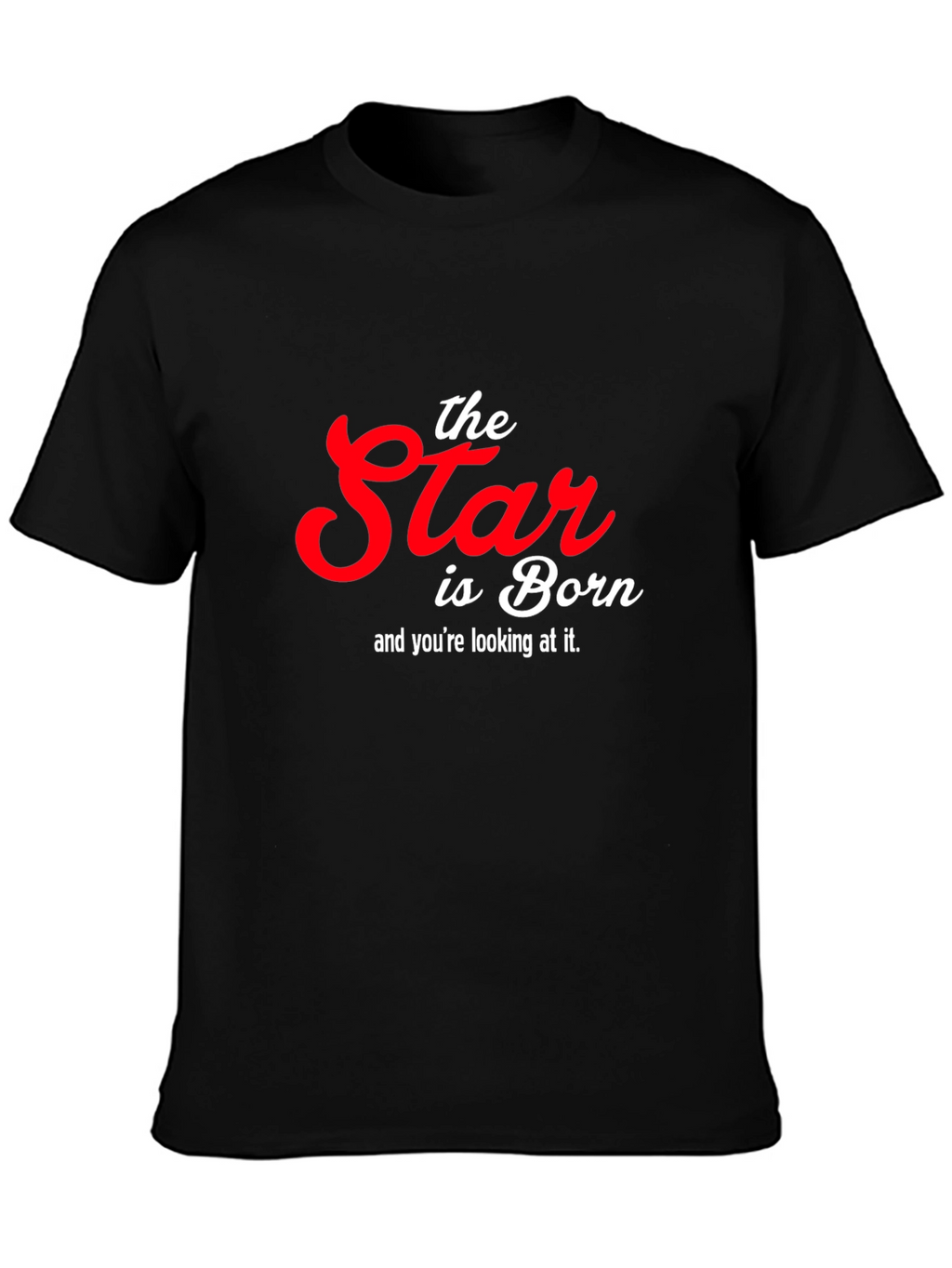 The Star is Born Graphic T-Shirt - Black