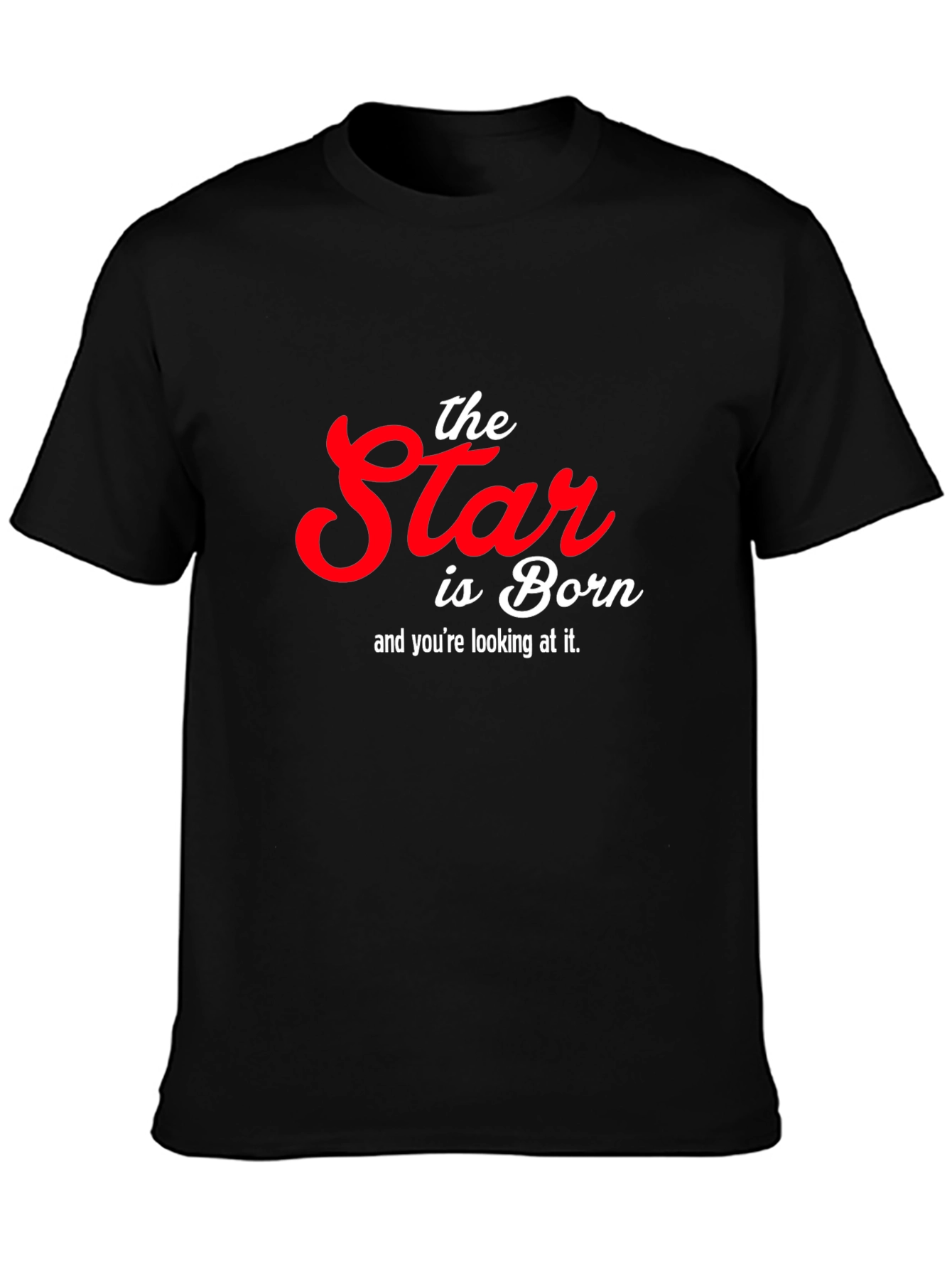 The Star is Born Graphic T-Shirt - Black