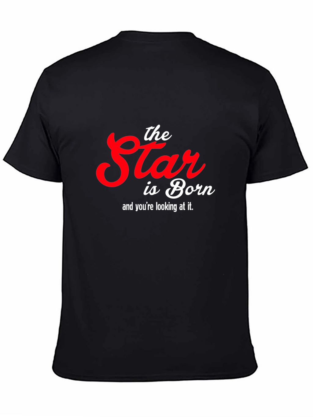 The Star is Born Graphic T-Shirt - Black