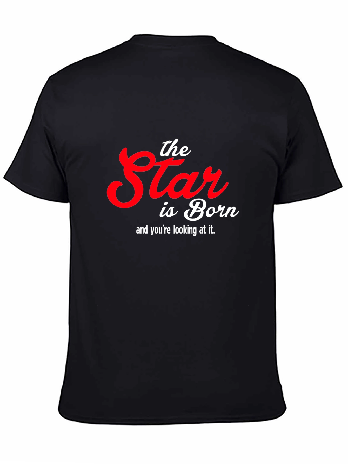 The Star is Born Graphic T-Shirt - Black