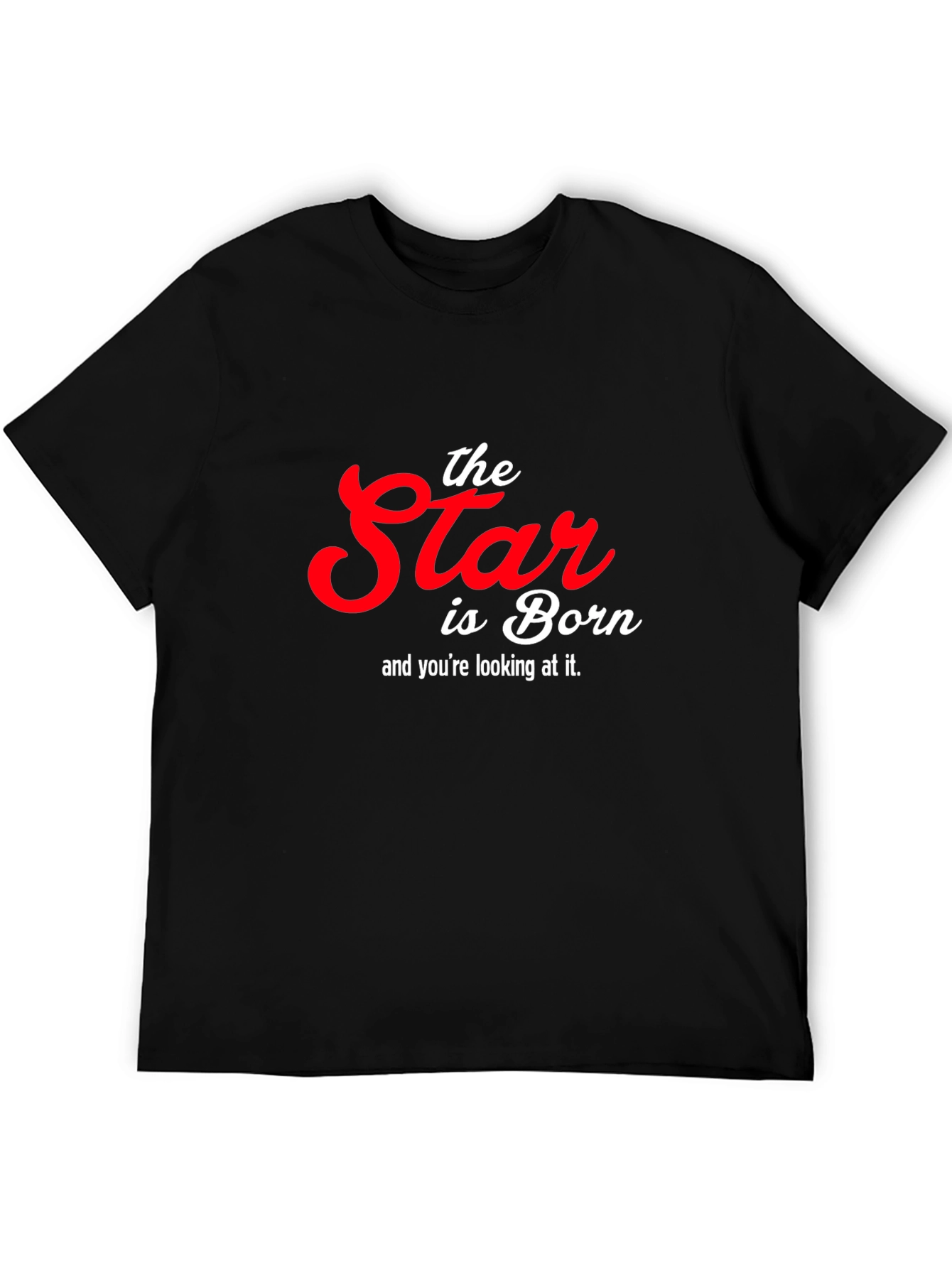 The Star is Born Graphic T-Shirt - Black