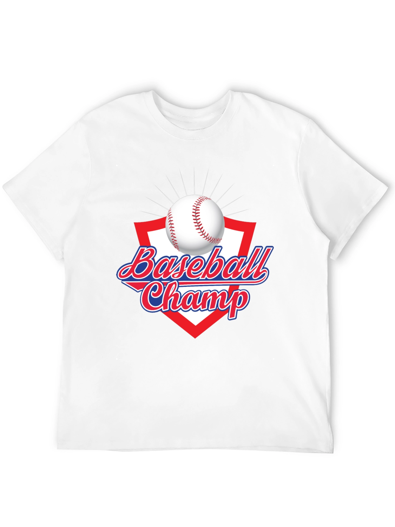 Baseball Champ Graphic T-Shirt - Sporty Tee