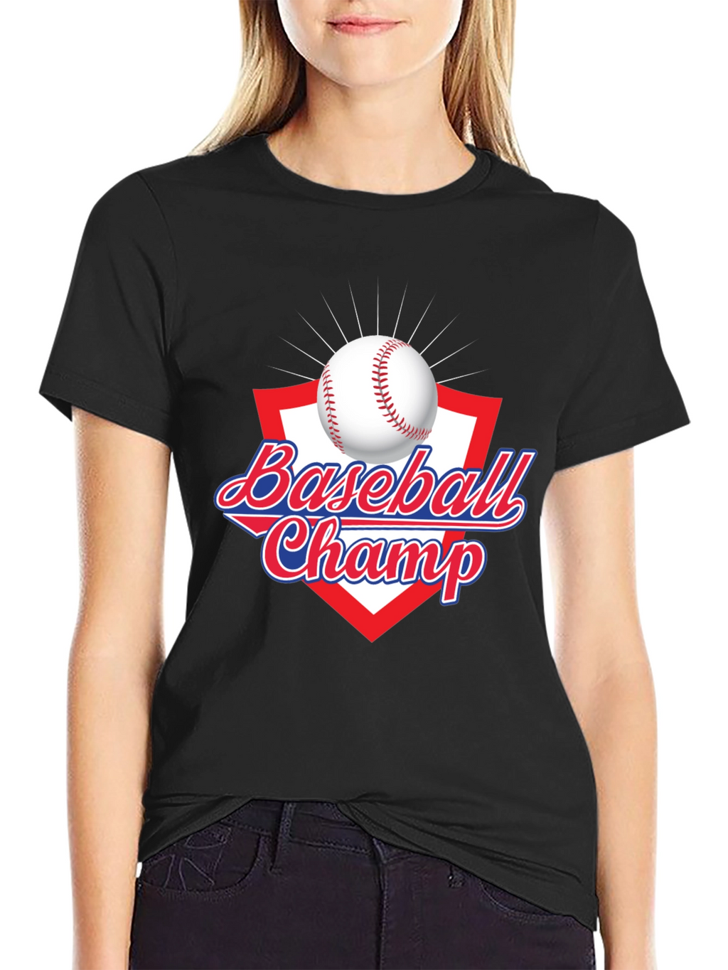 Baseball Champ Graphic T-Shirt - Sporty Tee