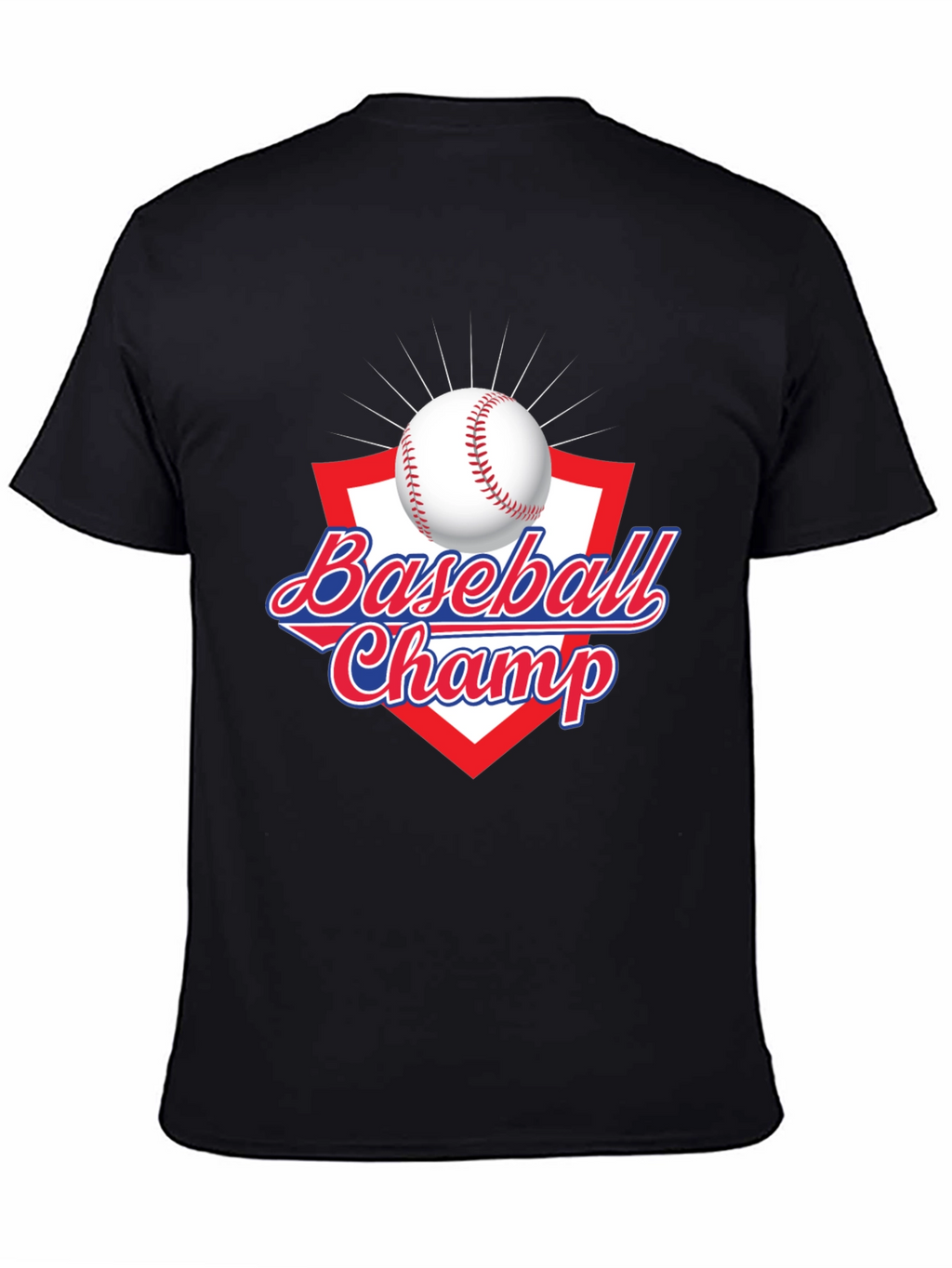 Baseball Champ Graphic T-Shirt - Sporty Tee