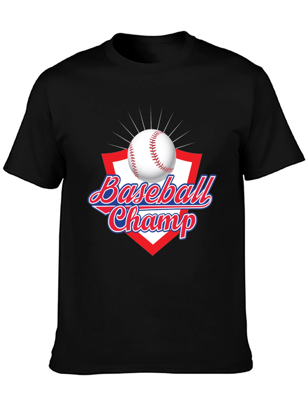 Baseball Champ Graphic T-Shirt - Sporty Tee