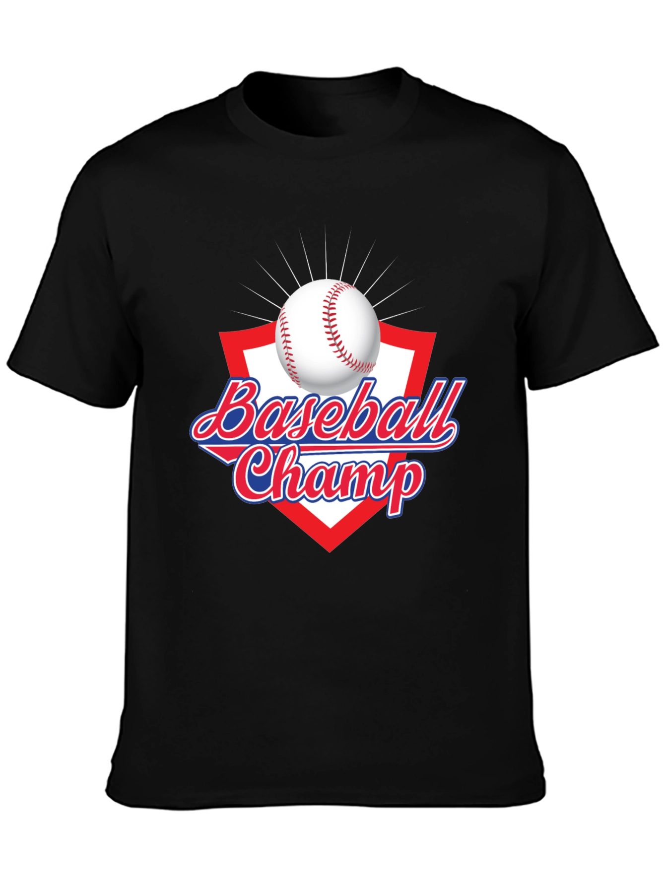 Baseball Champ Graphic T-Shirt - Sporty Tee