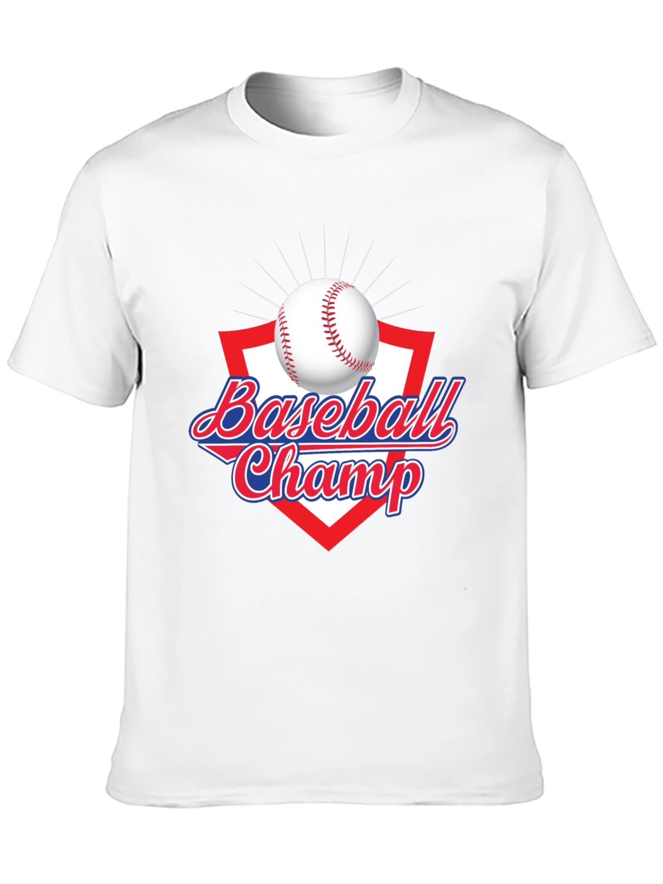 Baseball Champ Graphic T-Shirt - Sporty Tee