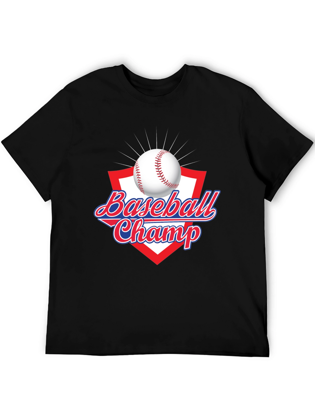Baseball Champ Graphic T-Shirt - Sporty Tee