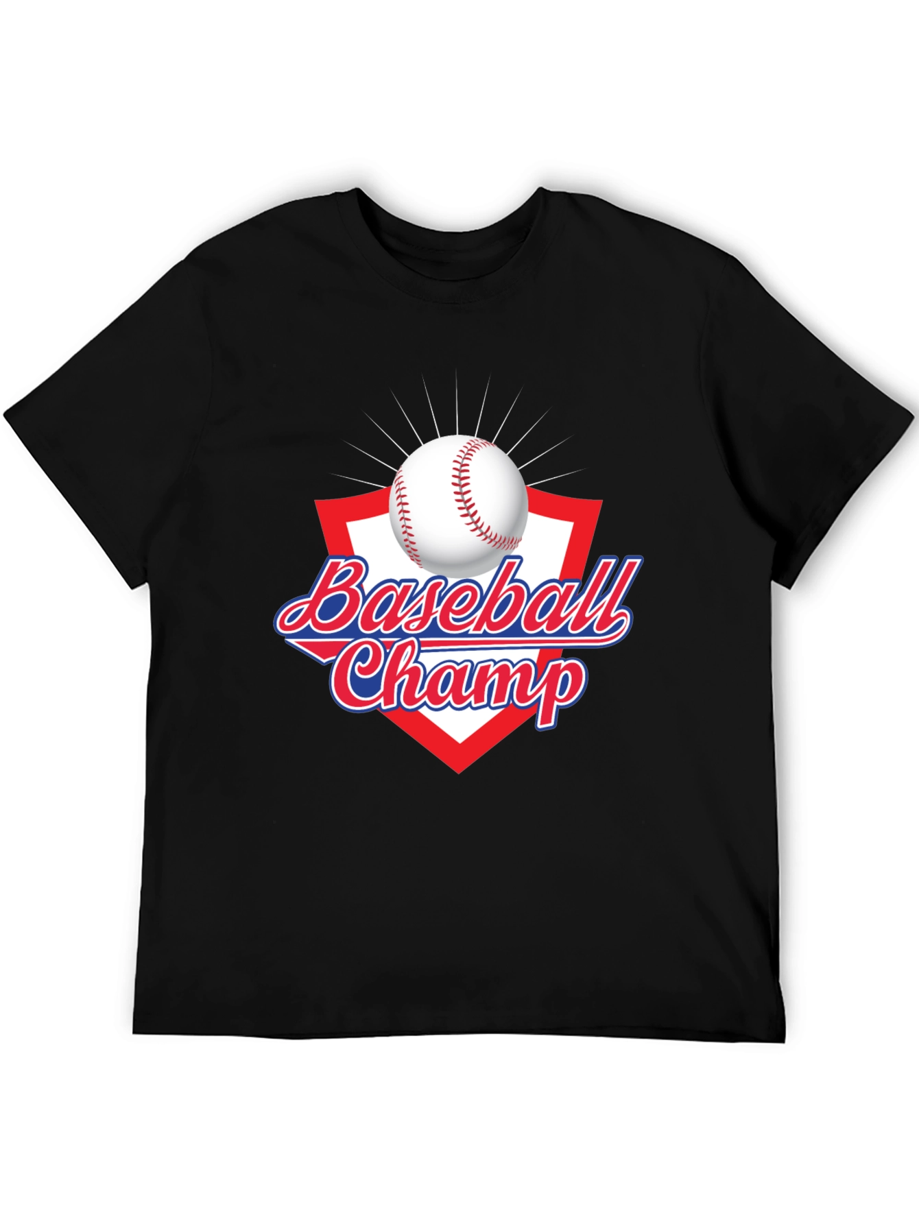 Baseball Champ Graphic T-Shirt - Sporty Tee