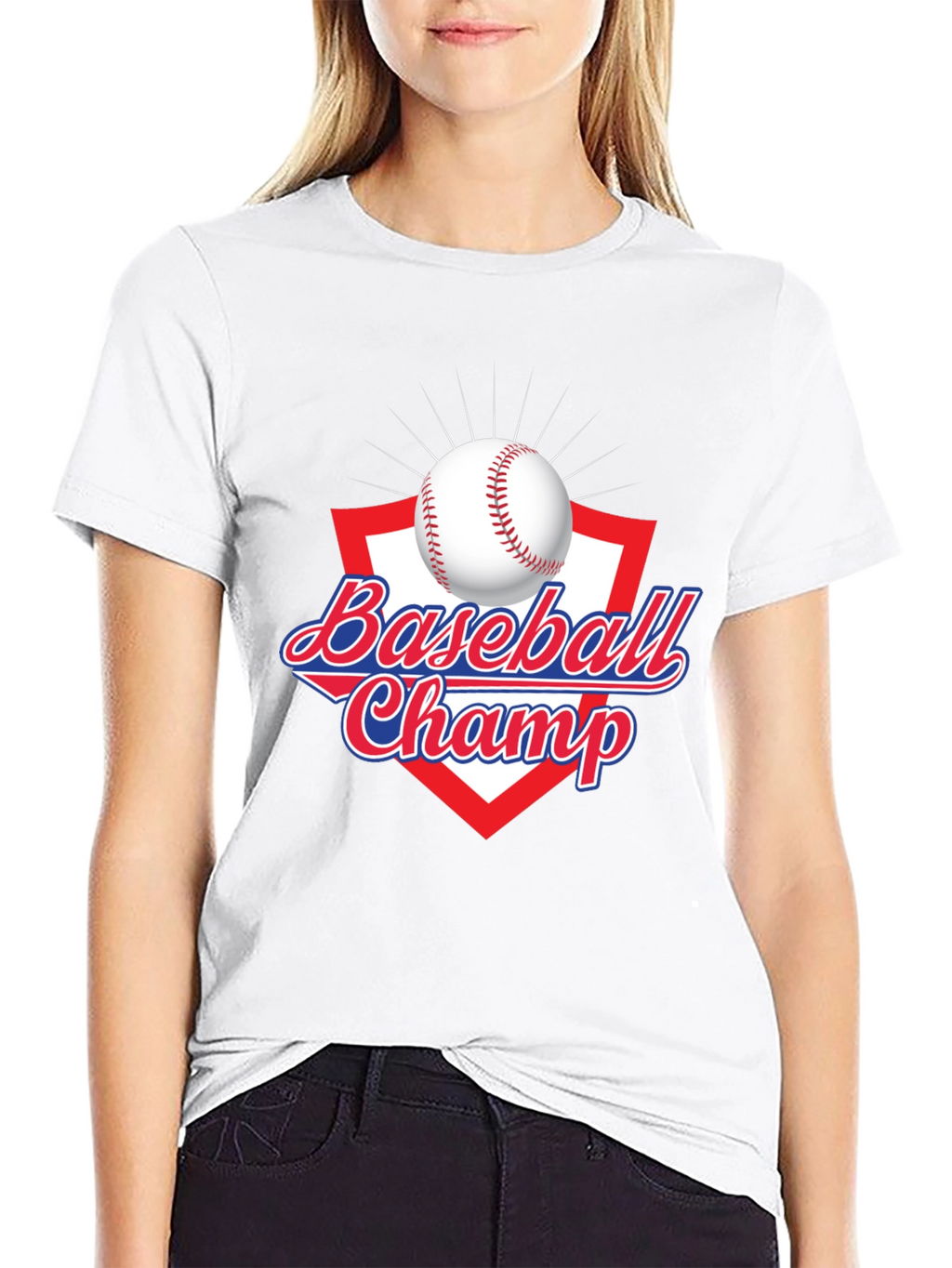 Baseball Champ Graphic T-Shirt - Sporty Tee