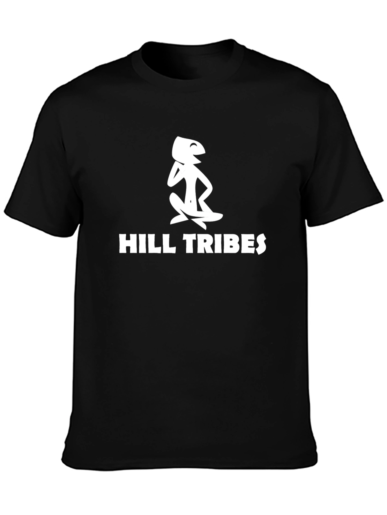 Hill Tribes Black Graphic Tee - Unique Design