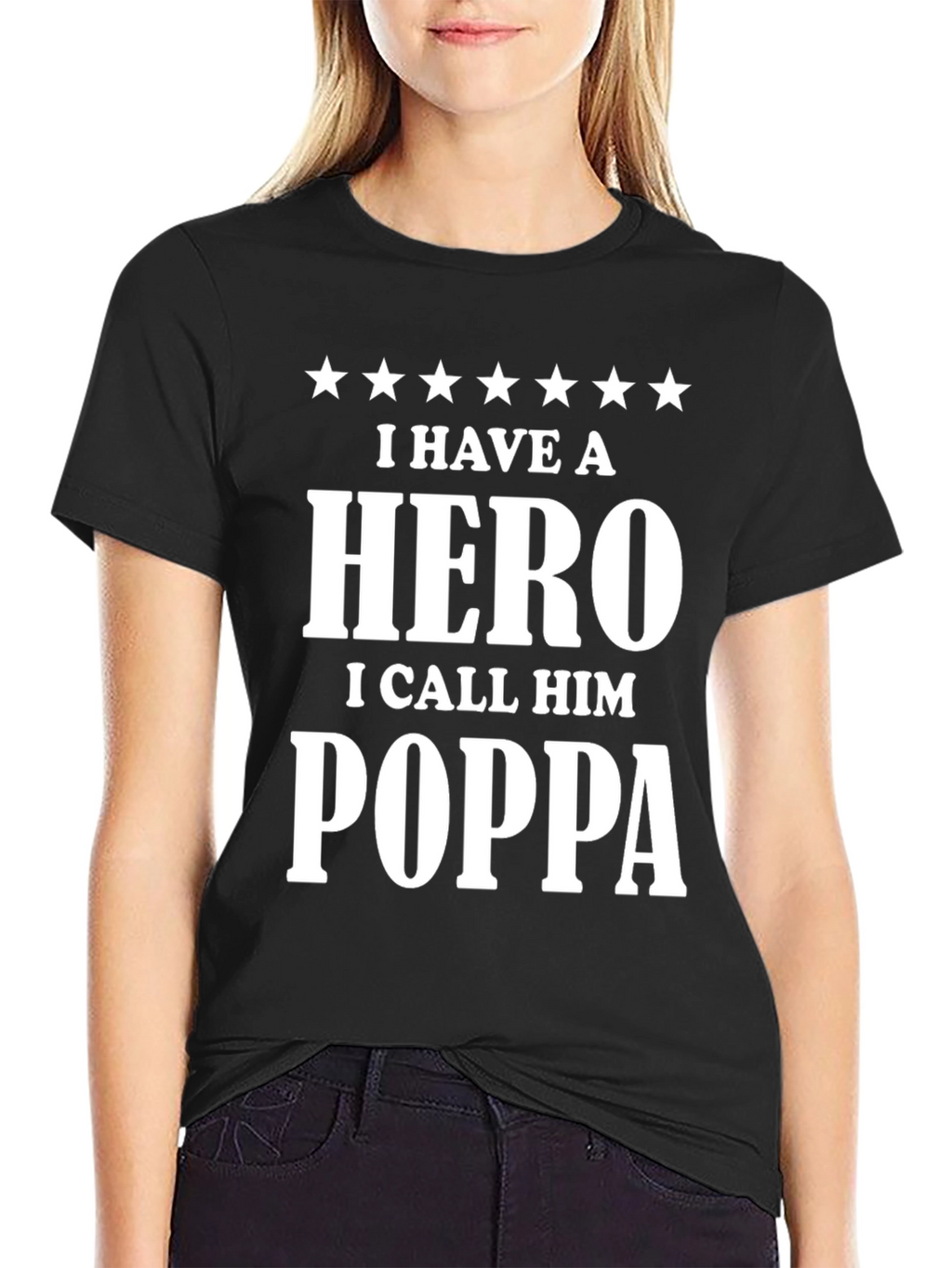 Hero Poppa T-Shirt - Fathers Day Gift