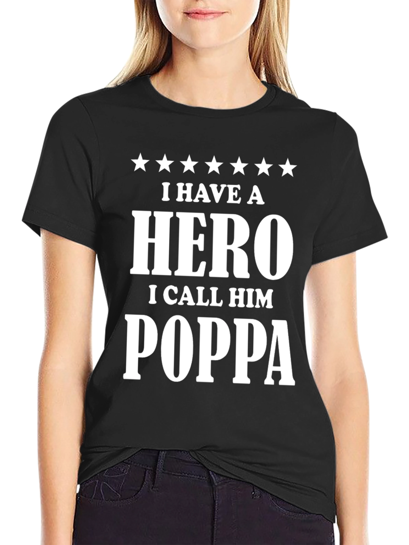 Hero Poppa T-Shirt - Fathers Day Gift