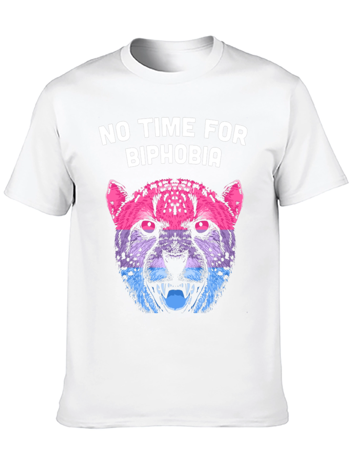 Biphobia Awareness T-Shirt with Cheetah Design