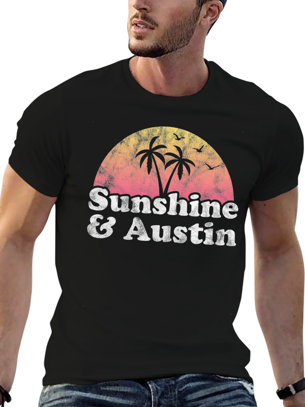 Sunshine & Austin Graphic T-Shirt