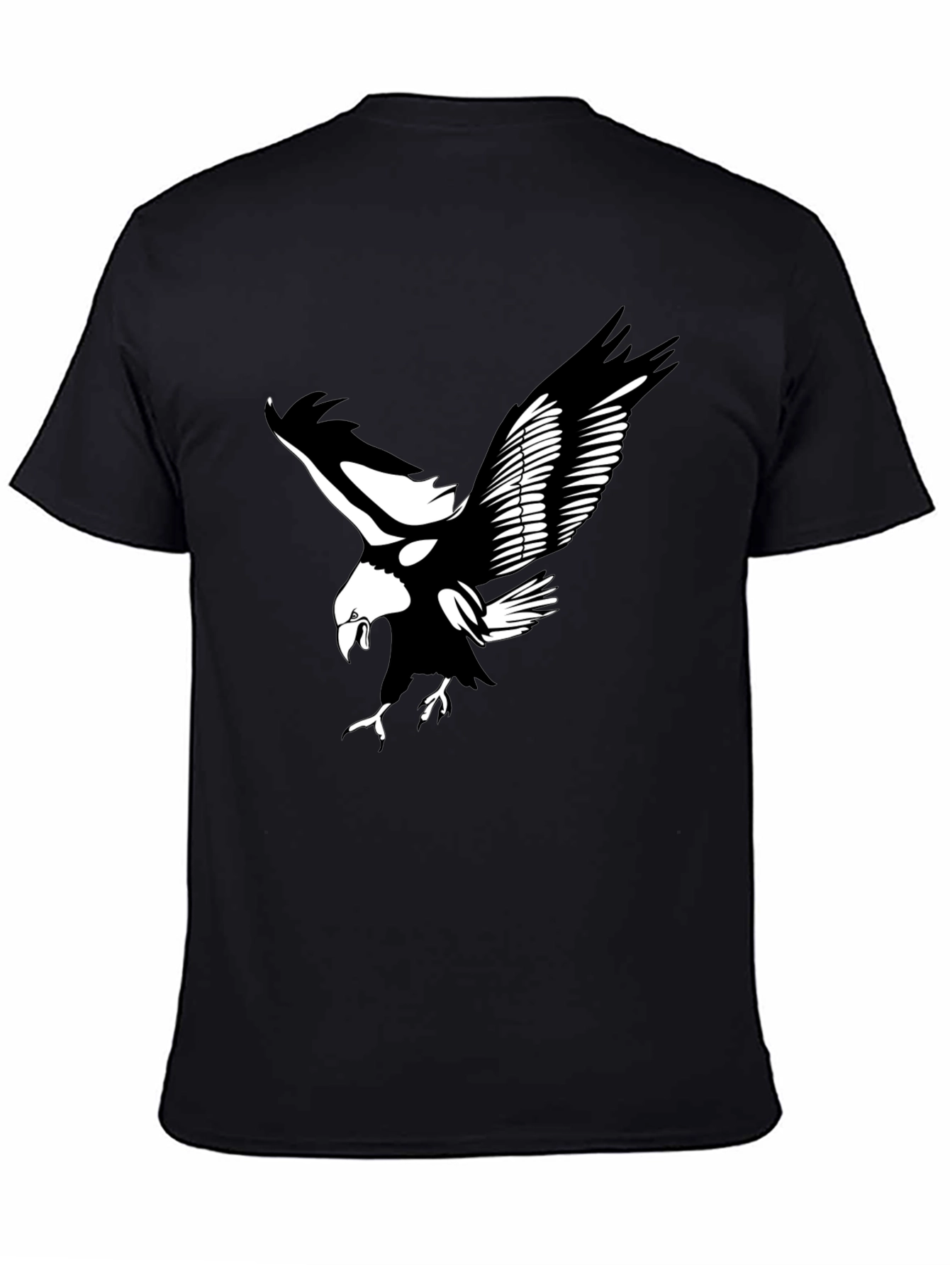 Black Eagle Graphic Tee | Bold & Stylish Mens T-Shirt