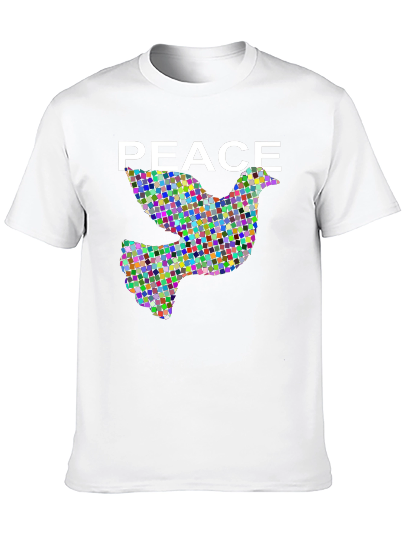 Peace Dove Graphic Black T-Shirt