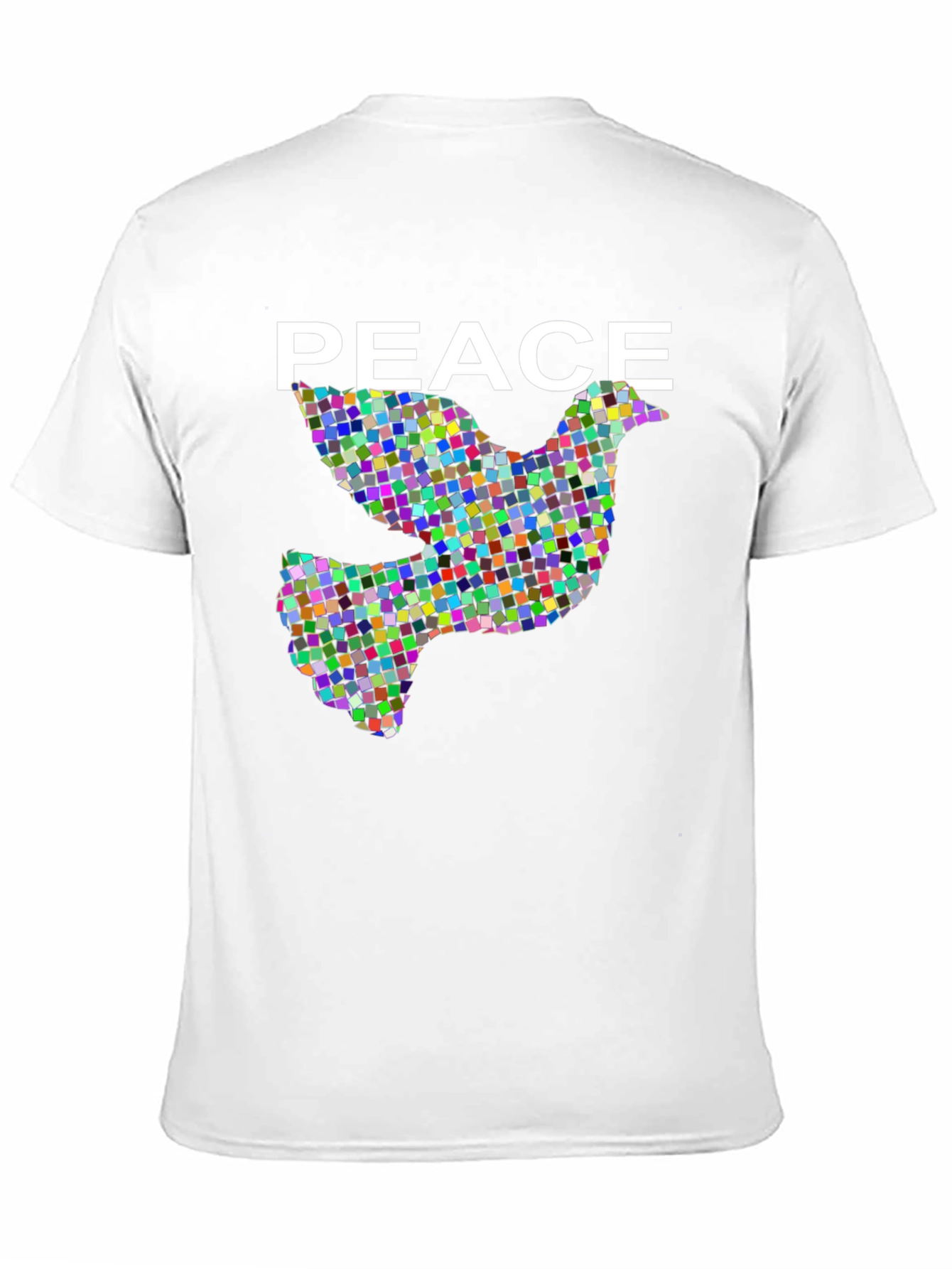 Peace Dove Graphic Black T-Shirt