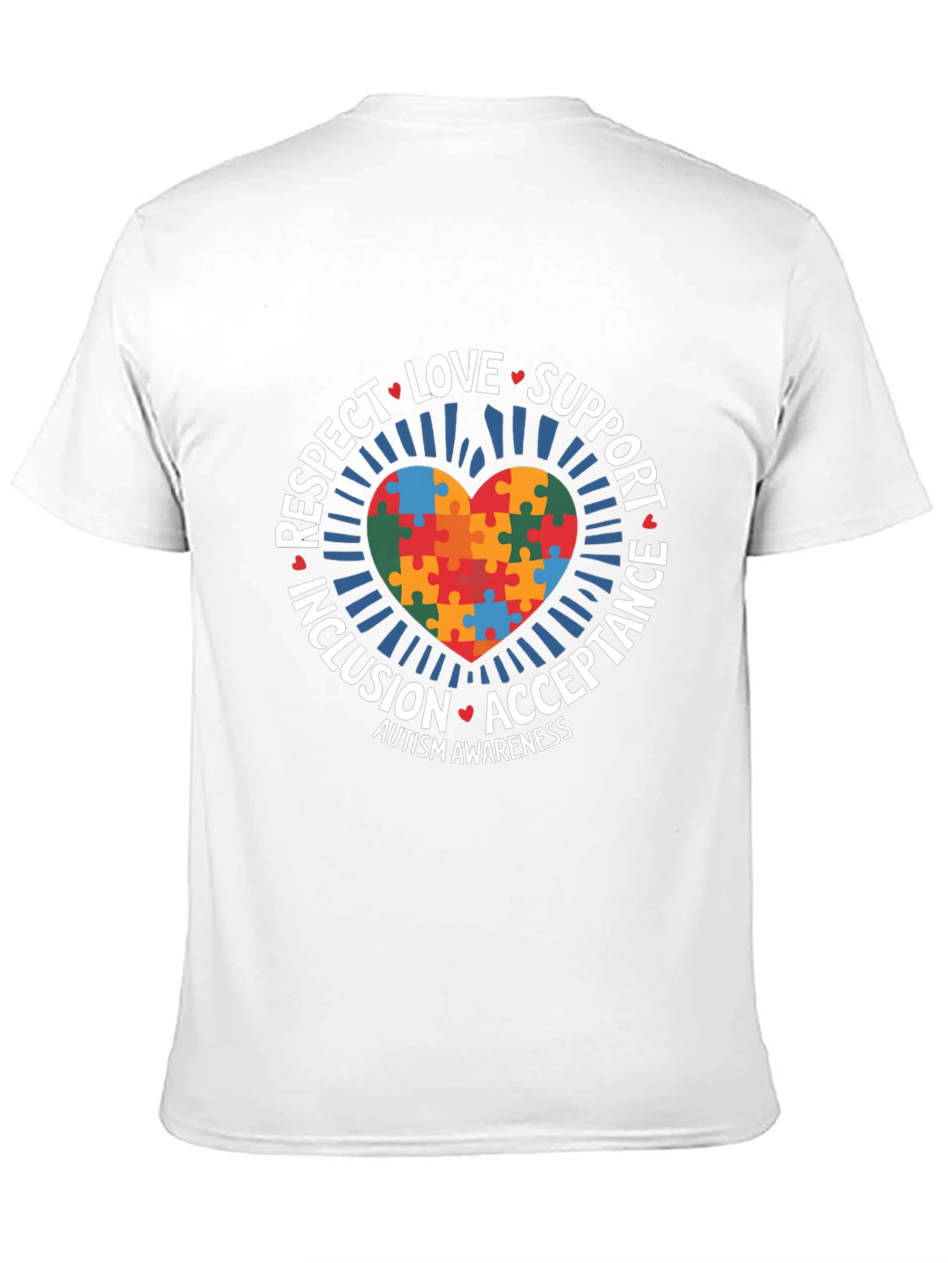 Autism Awareness Puzzle Heart T-Shirt