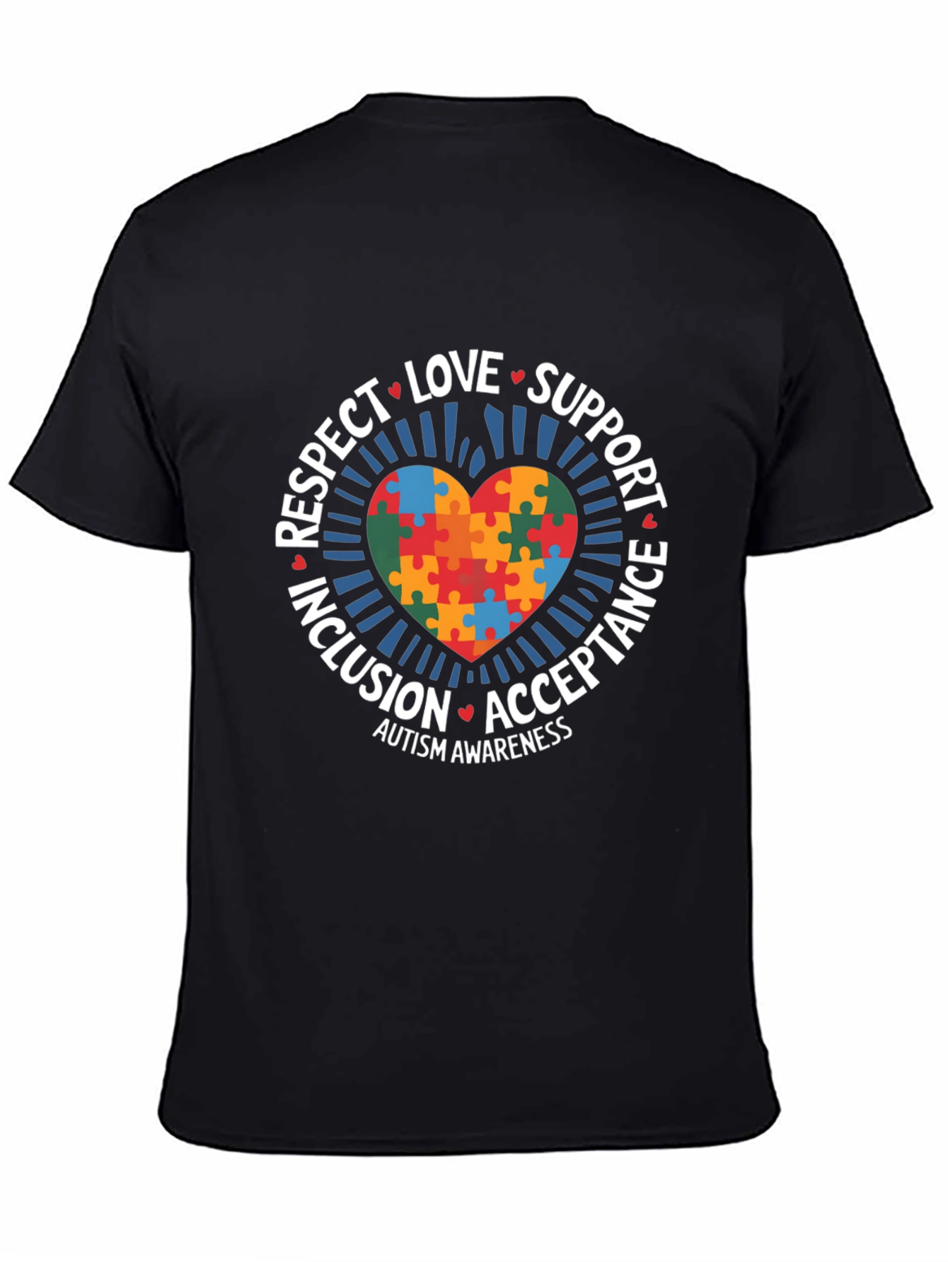 Autism Awareness Puzzle Heart T-Shirt