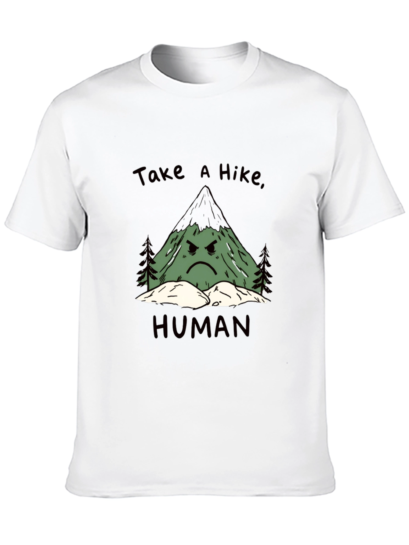 Take a Hike Human Graphic Tee