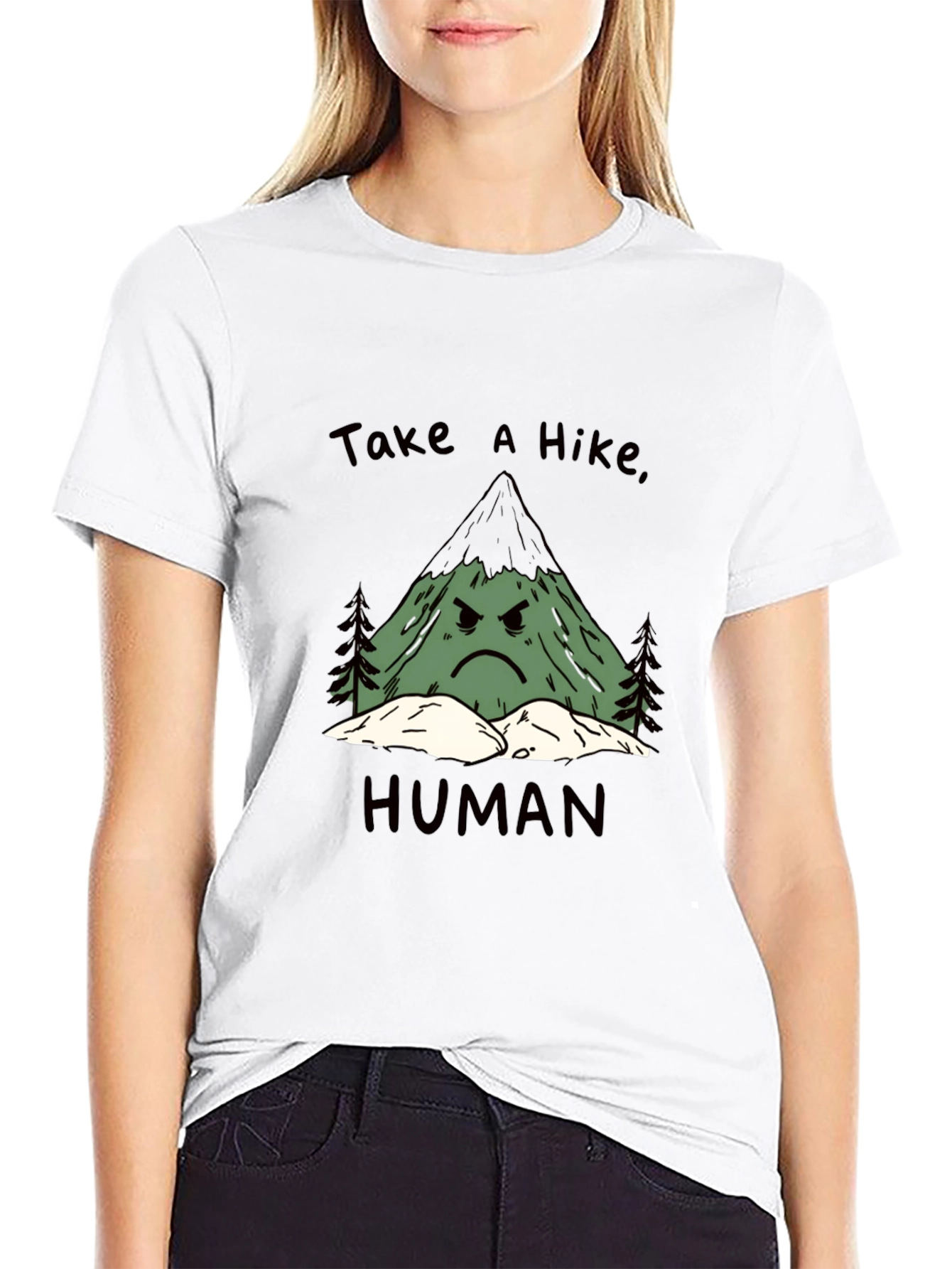 Take a Hike Human Graphic Tee