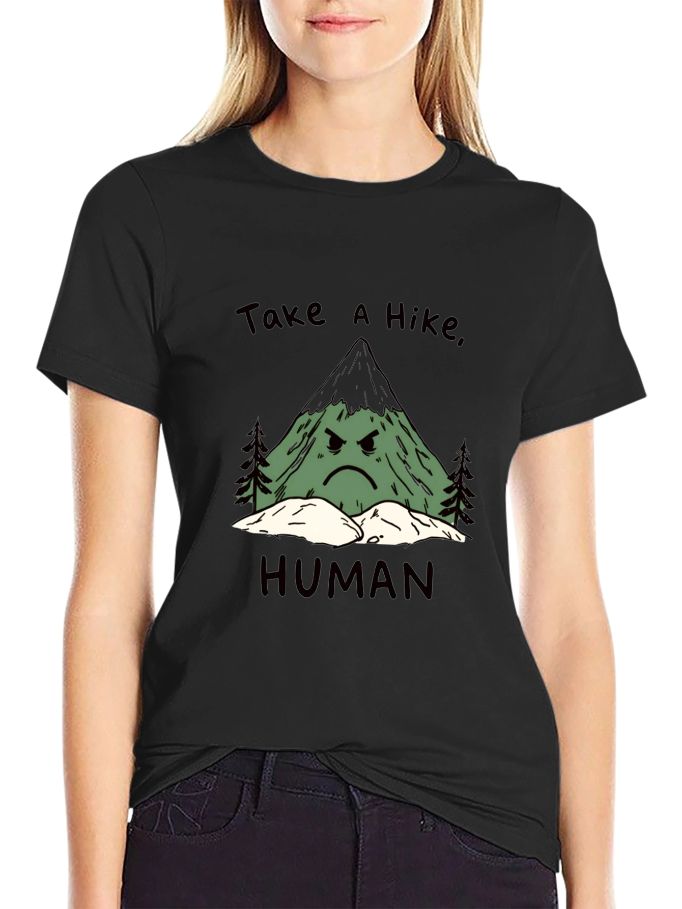 Take a Hike Human Graphic Tee