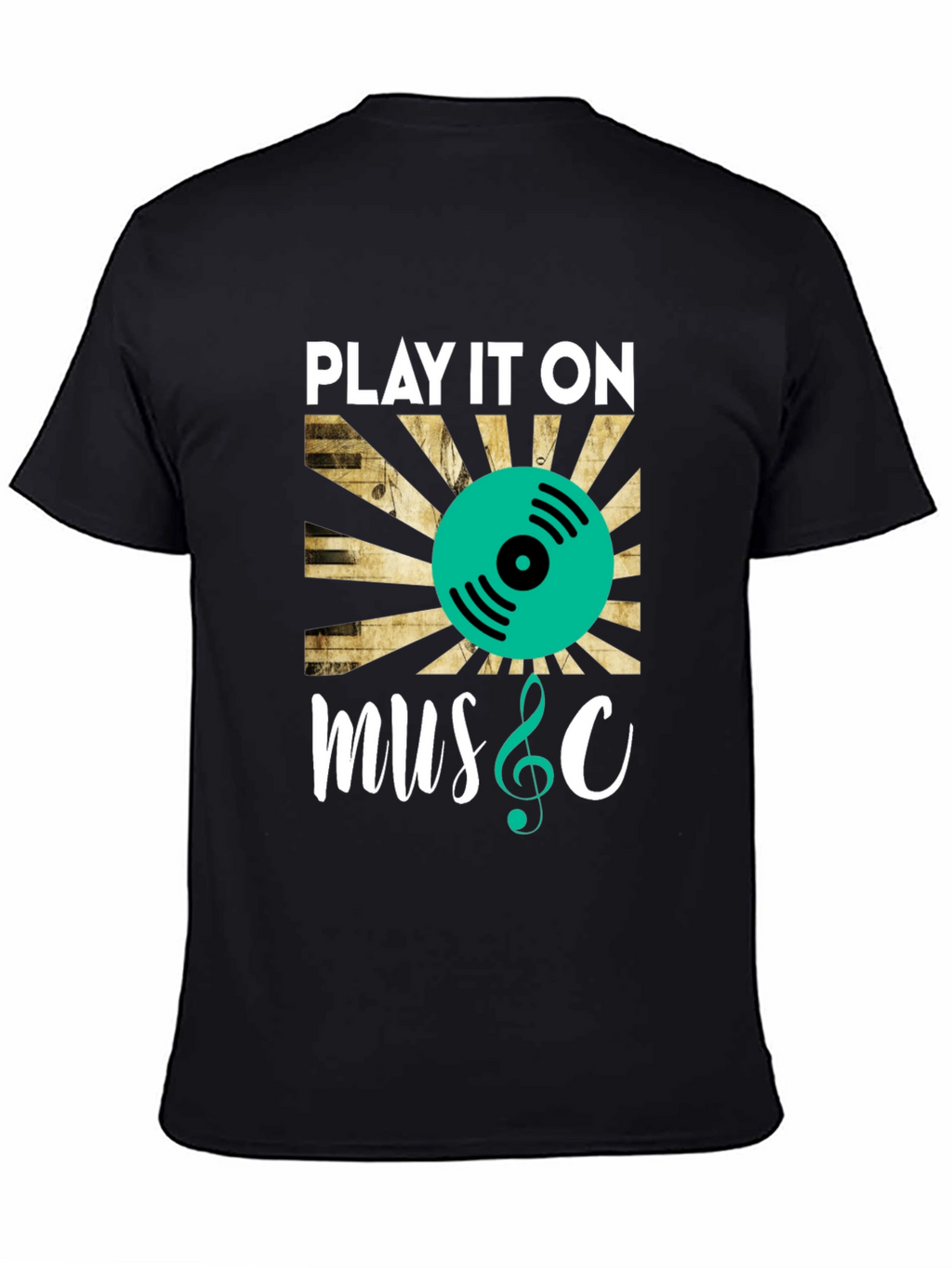 Play It On Music Graphic Tee