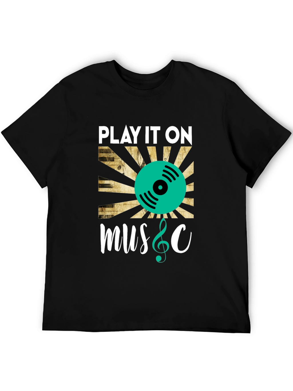 Play It On Music Graphic Tee