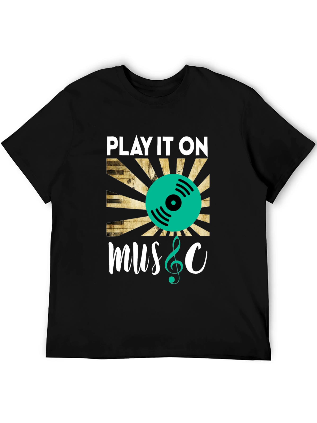 Play It On Music Graphic Tee