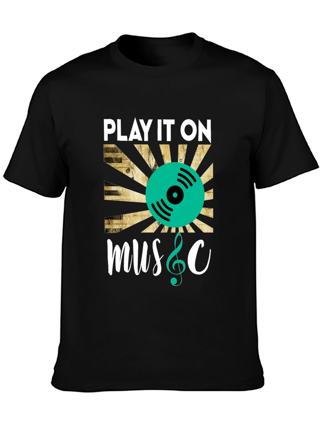 Play It On Music Graphic Tee