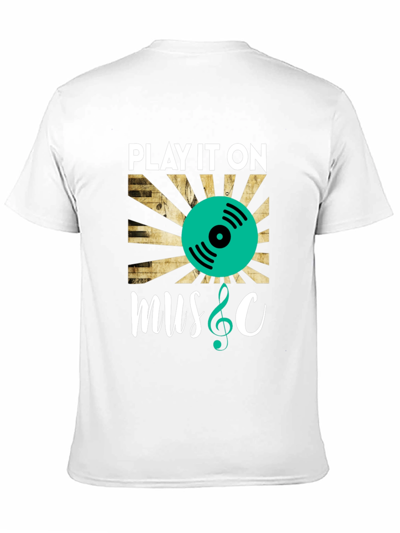 Play It On Music Graphic Tee