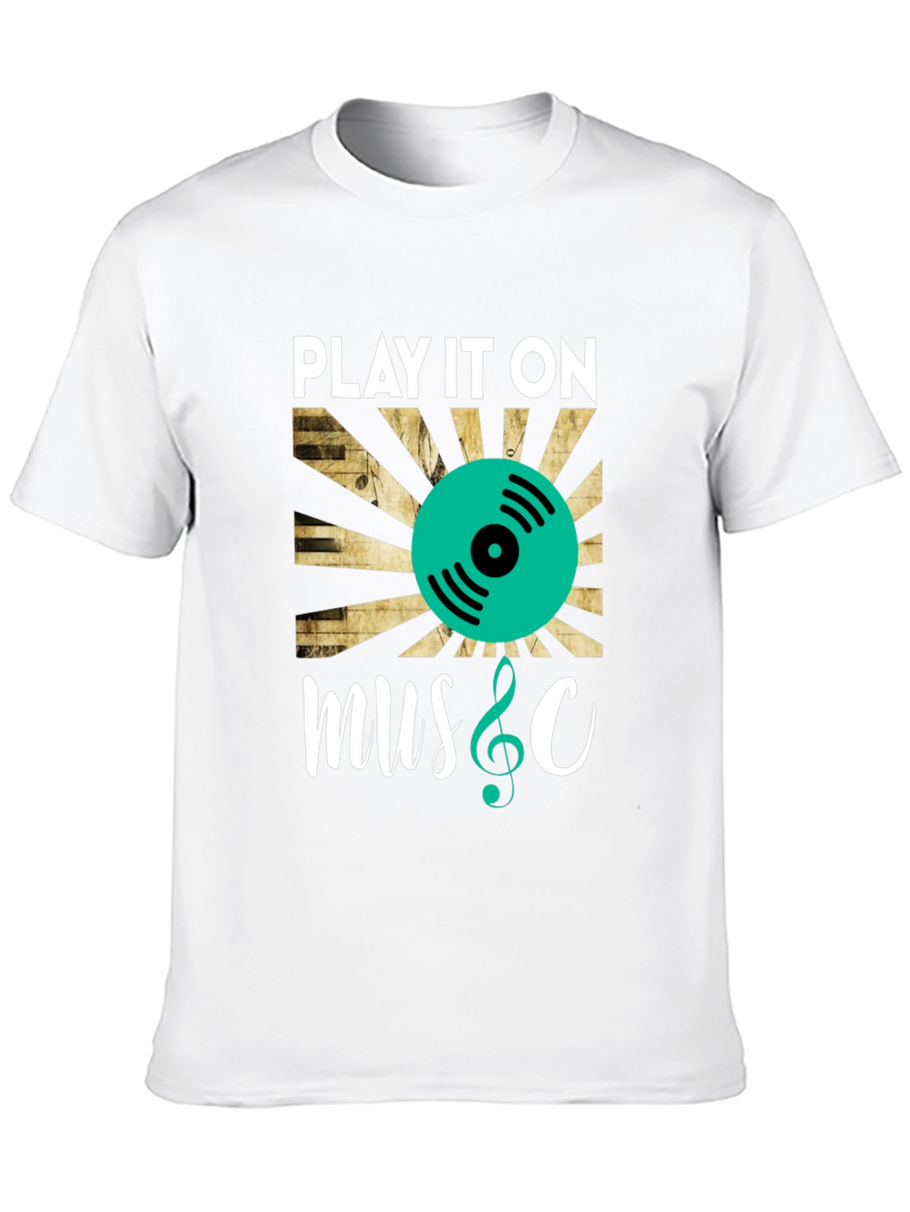 Play It On Music Graphic Tee