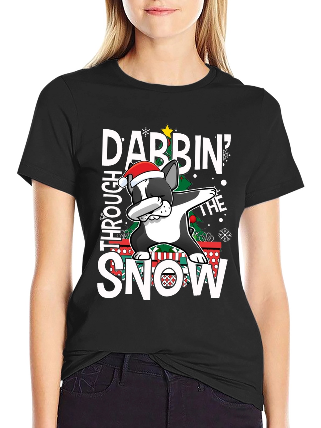 Dabbin Through the Snow Graphic T-Shirt