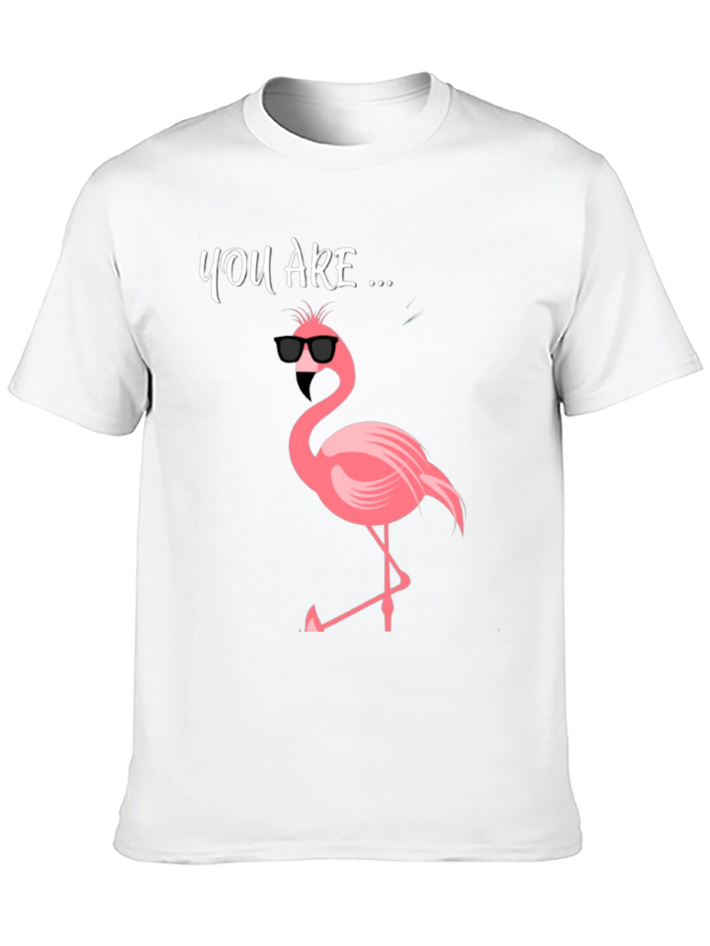 Cool Flamingo Graphic Tee - Mens Black T-Shirt