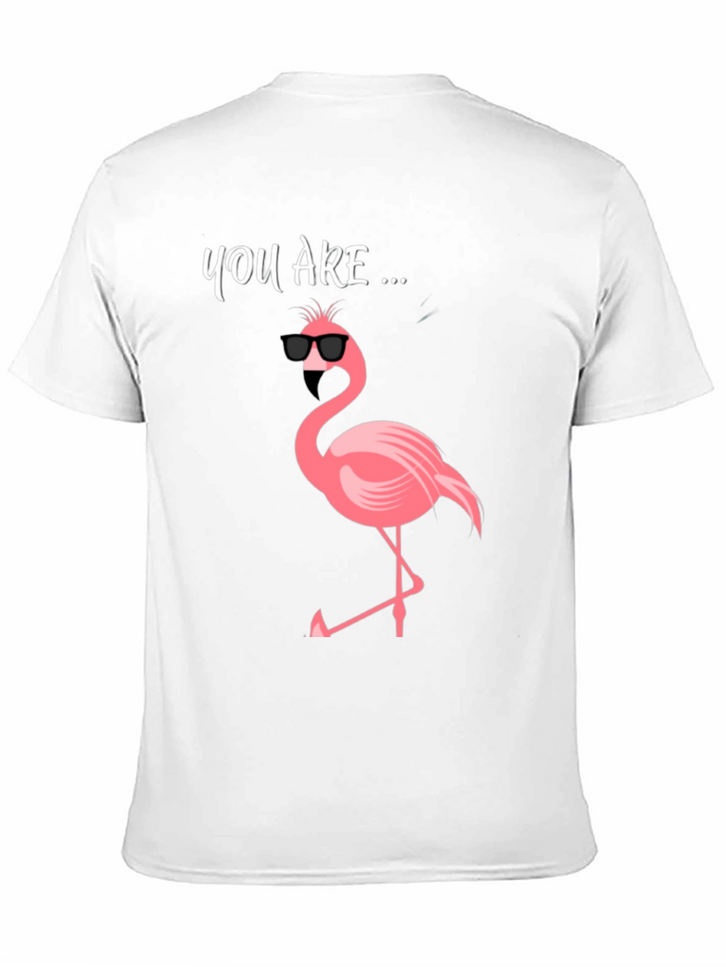 Cool Flamingo Graphic Tee - Mens Black T-Shirt
