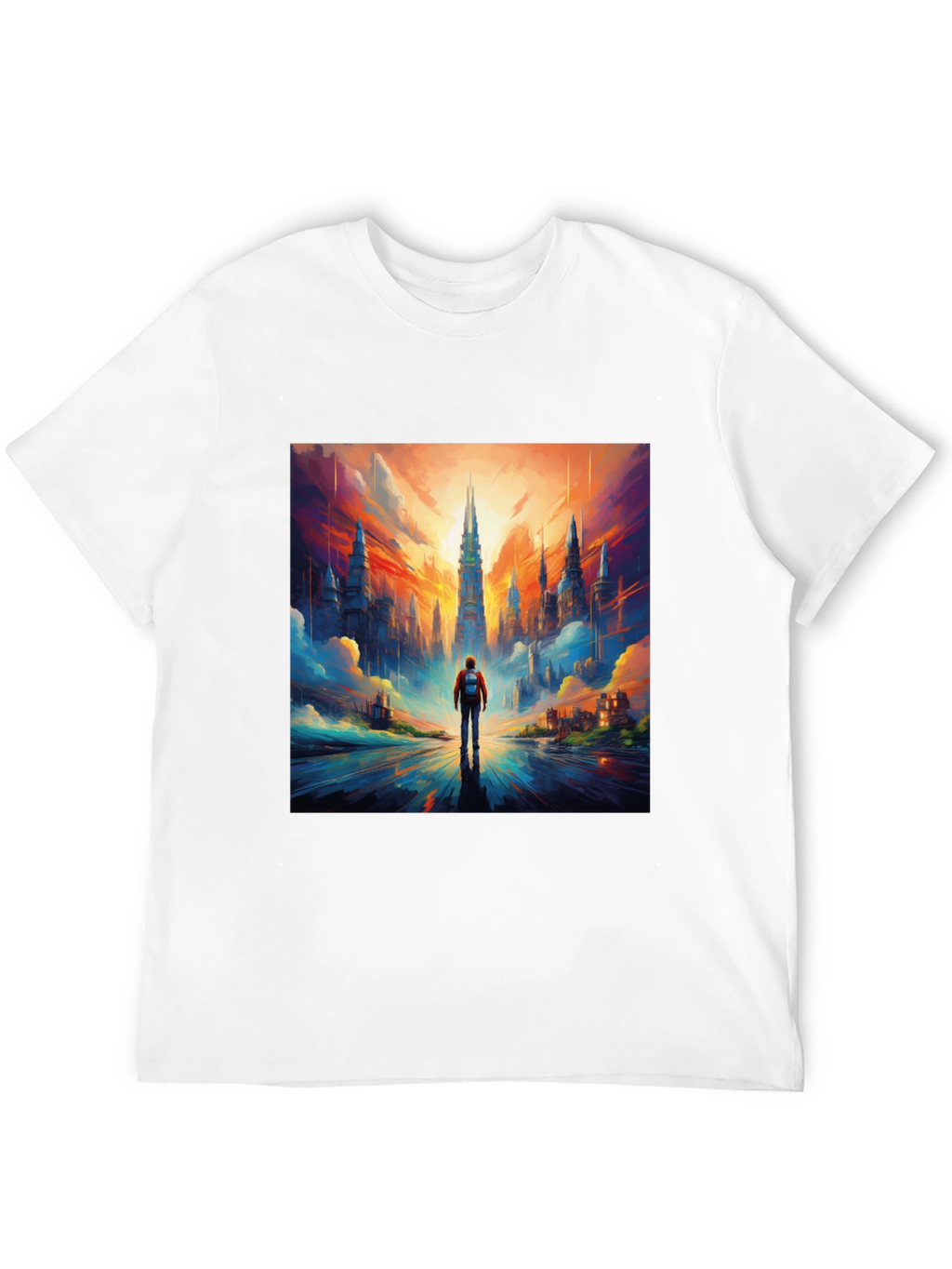 Cityscape Graphic Tee - Bold Urban Style