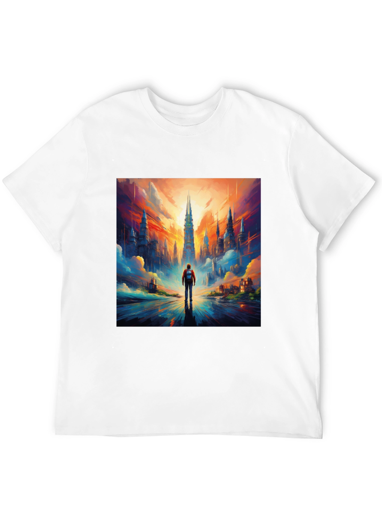 Cityscape Graphic Tee - Bold Urban Style