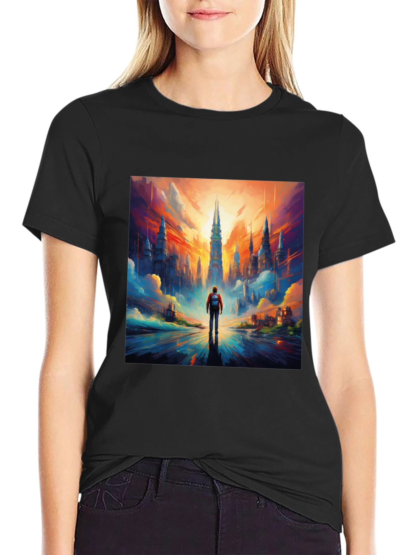Cityscape Graphic Tee - Bold Urban Style