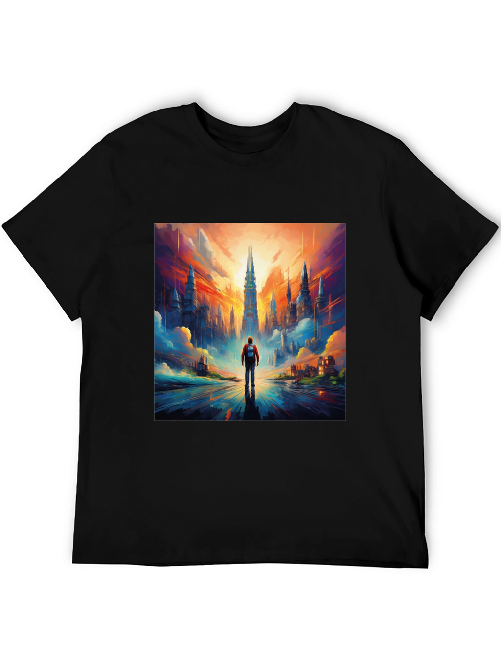 Cityscape Graphic Tee - Bold Urban Style